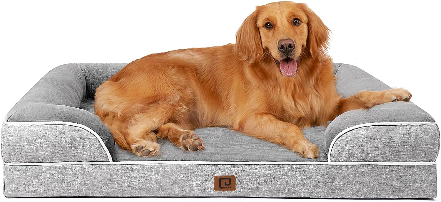 EHEYCIGA Orthopedic Dog Bed with memory foam for joint support
