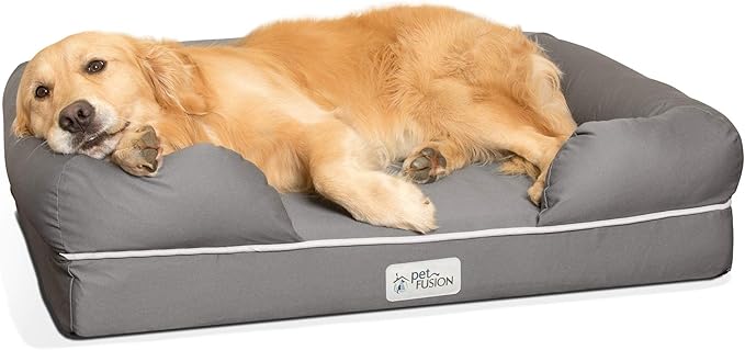 PetFusion Ultimate Dog Bed with orthopedic support and removable washable cover
