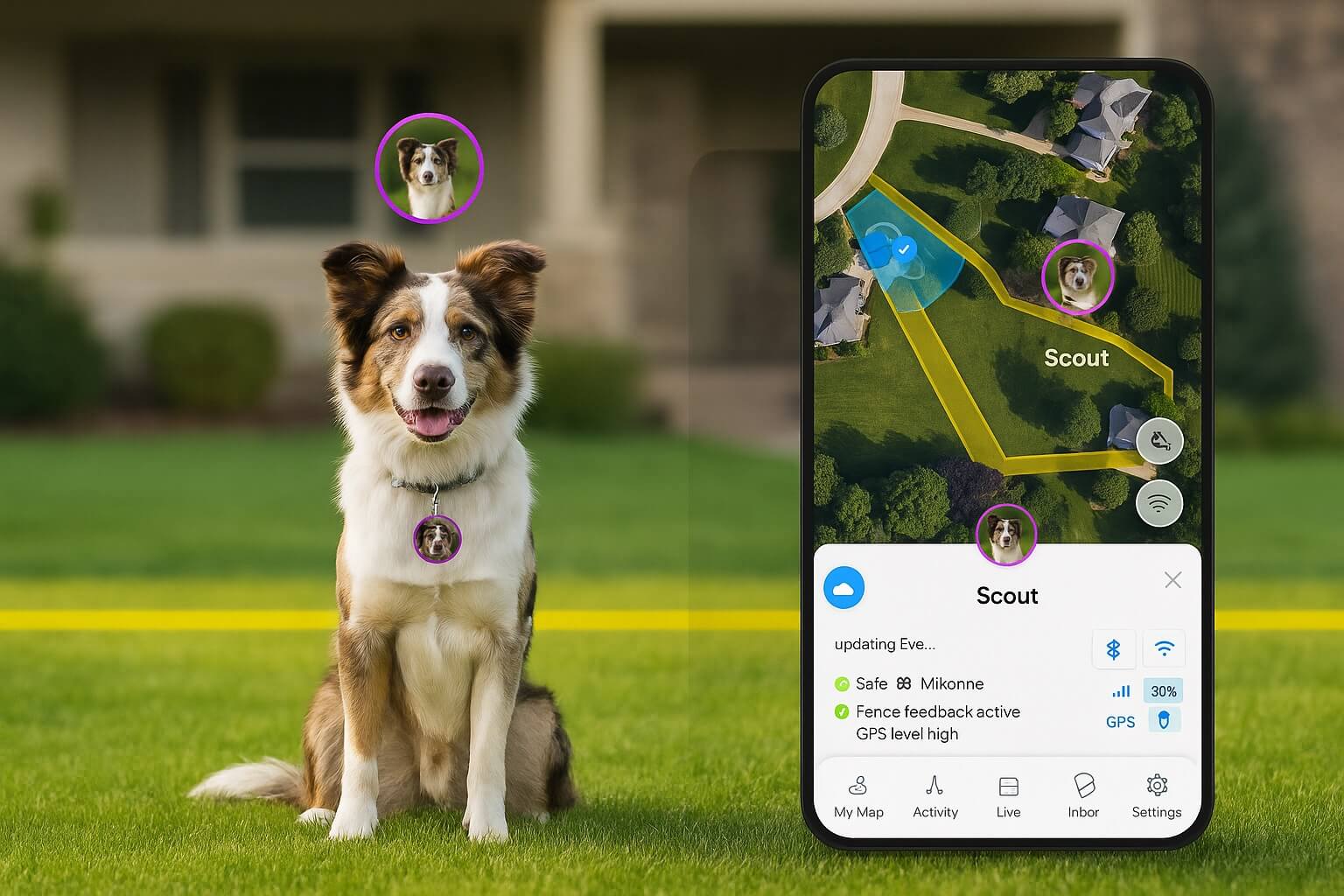 Top rated GPS trackers for dogs with real-time location and safe zone alerts