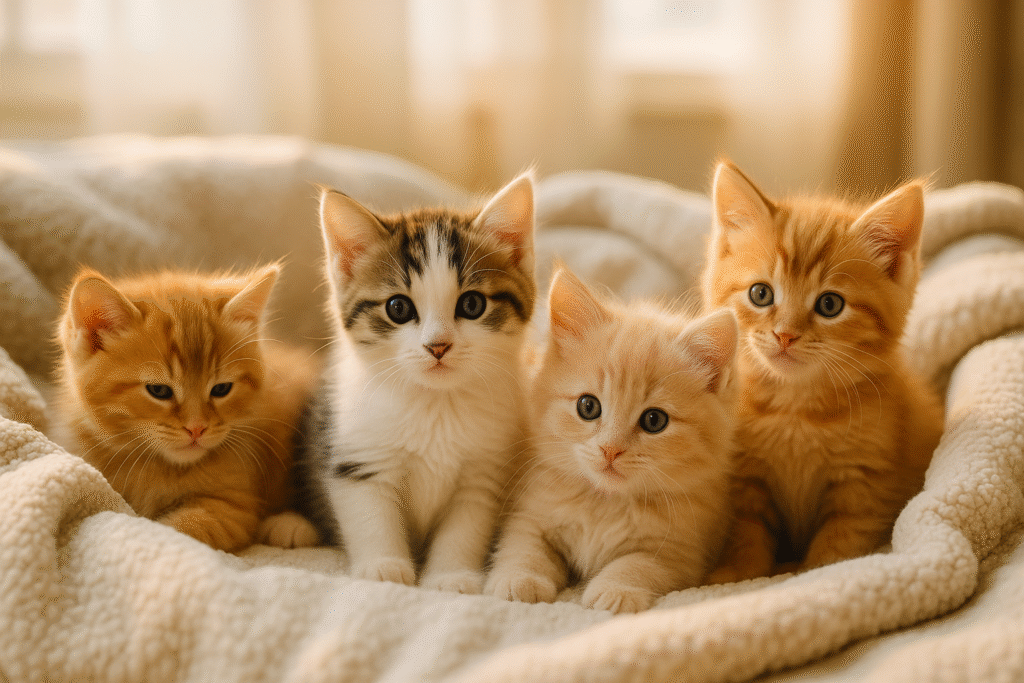 Top Amazon Pet Products for Cats - Kittens on a Soft Blanket