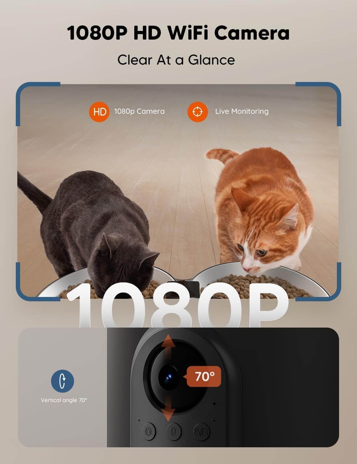 WOPET Automatic Pet Feeder unboxed with all accessories including power adapter and user manual