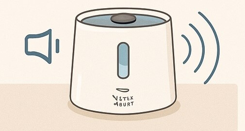 Quiet smart pet fountain with silent motor and water level indicator