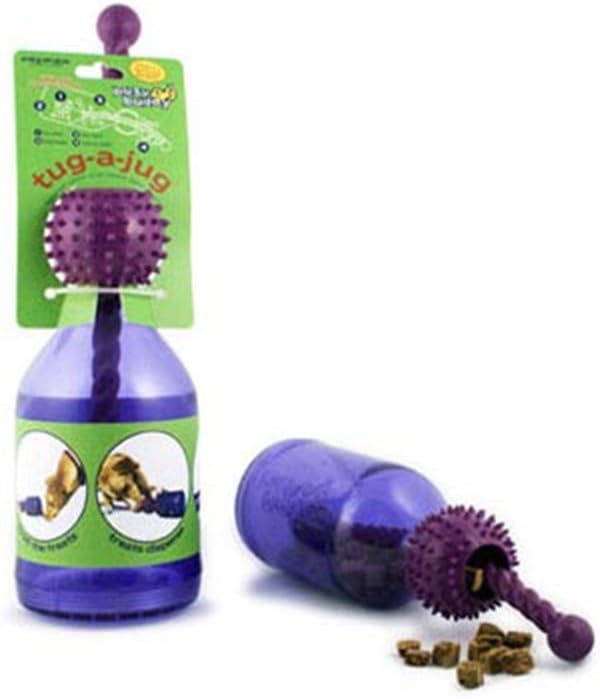 interactive tug and treat dog toy