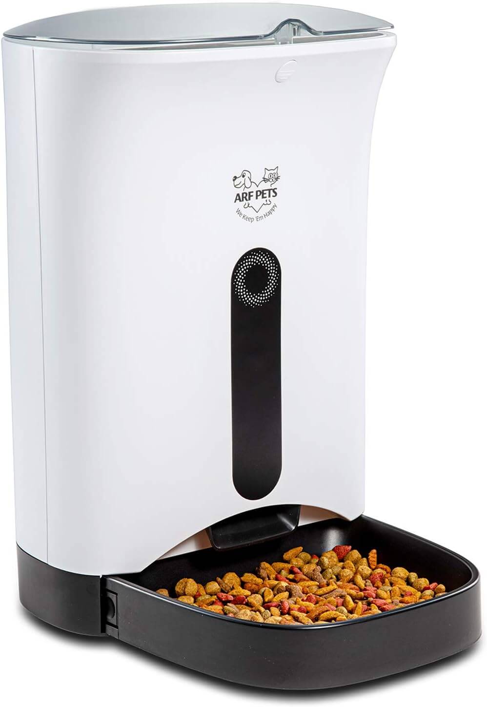 Arf Pets automatic dog feeder with LCD control and voice reminder – 18-cup capacity for scheduled feeding