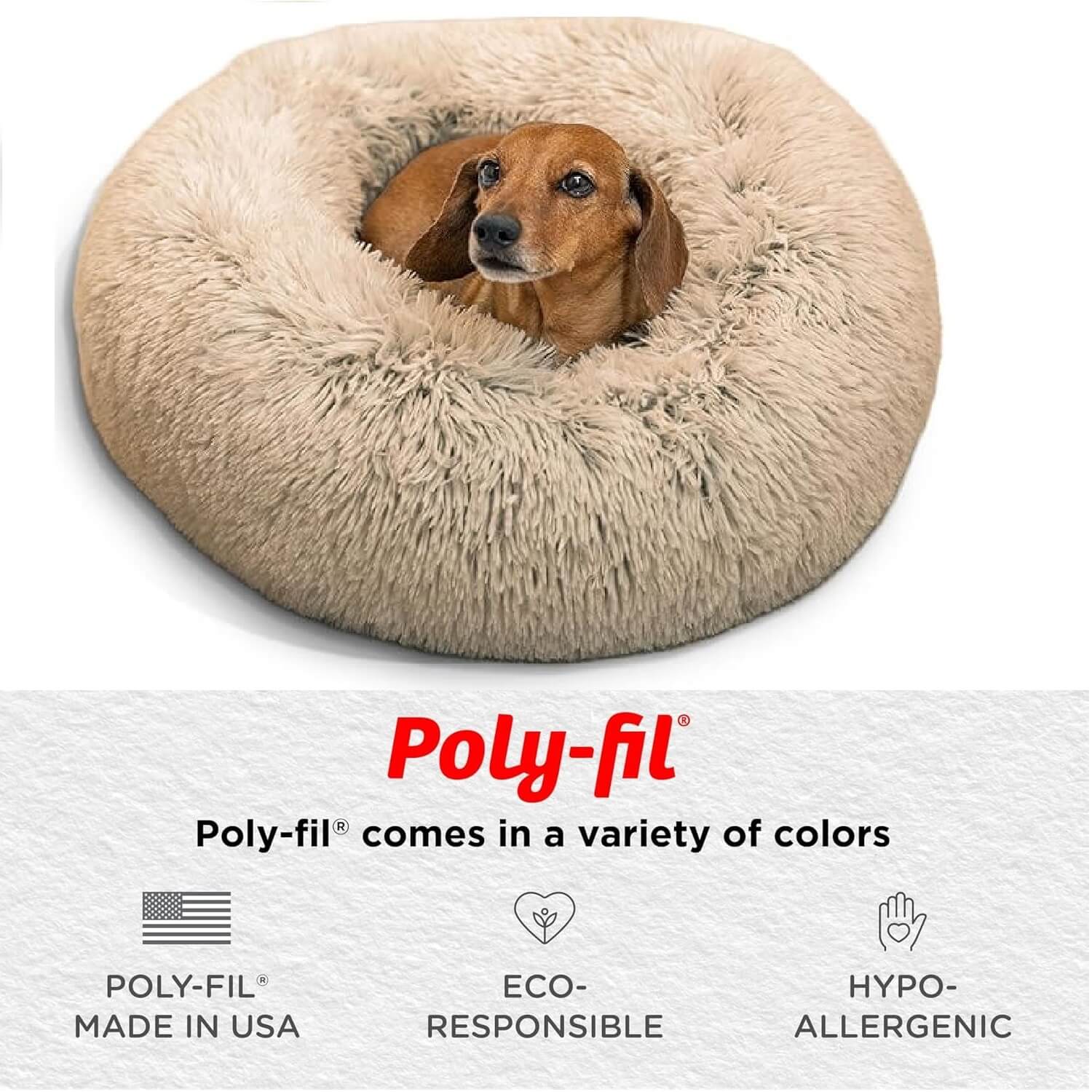 best indoor dog beds – Best Friends by Sheri Calming Donut Bed