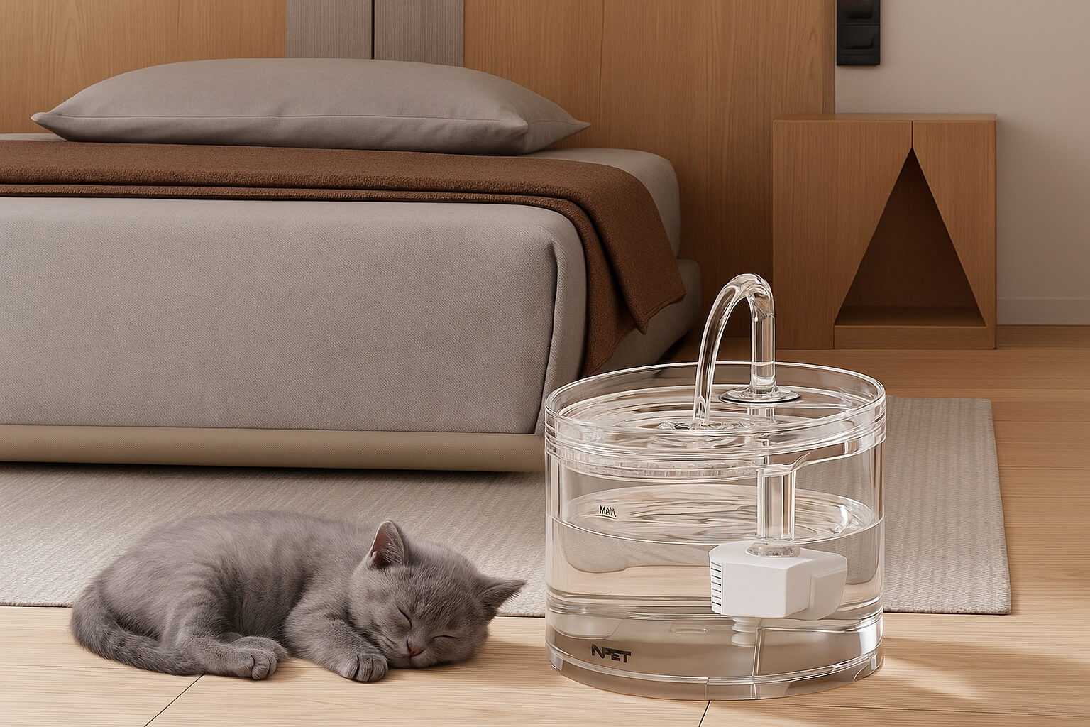 Silent dog water fountain for clean and filtered hydration in 2025
