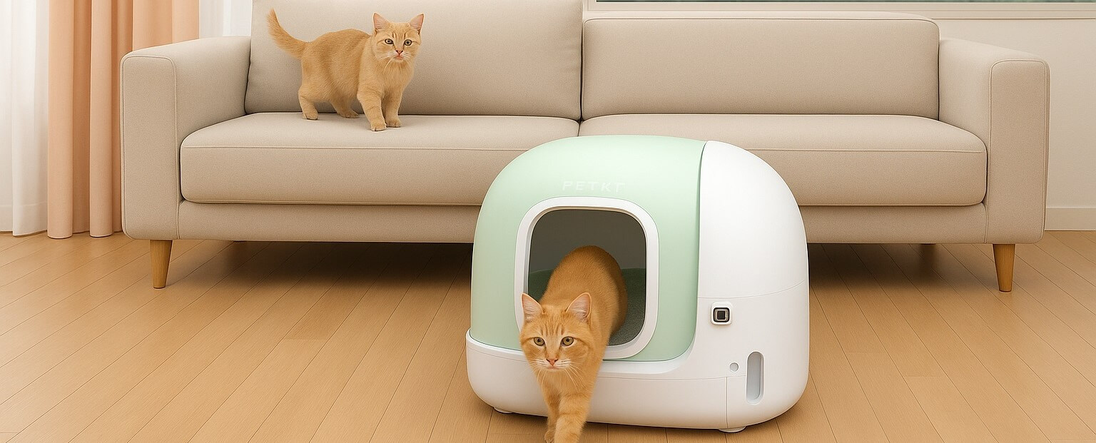 PETKIT PuraMax 2 automatic self-cleaning litter box with smartphone app control