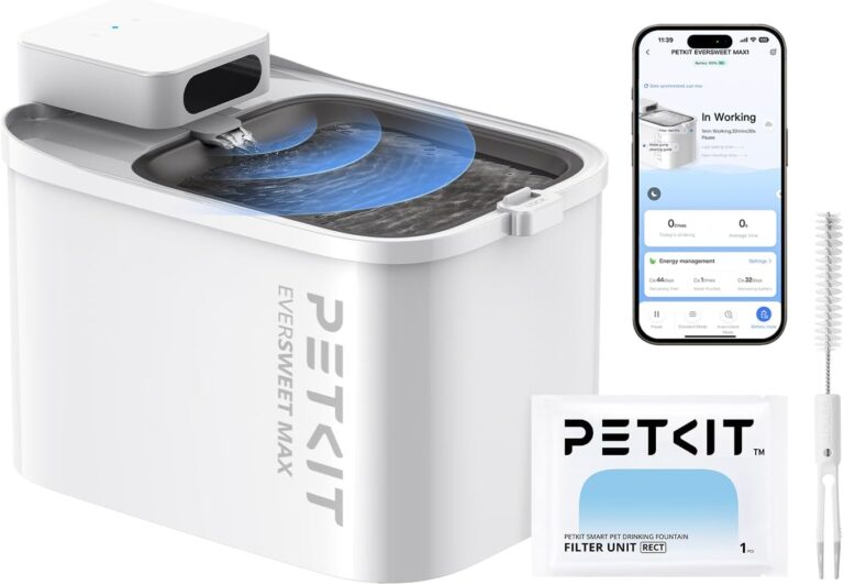 PETKIT Eversweet Max Review – Smart & Silent Pet Water Fountain (2025) | FetchyFriends