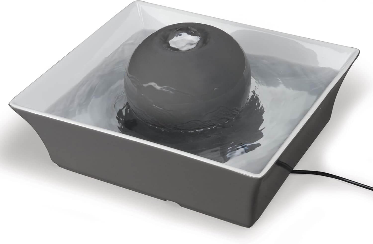 PetSafe Drinkwell Ceramic Fountain with dual stream and elegant design