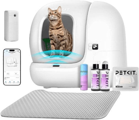PETKIT PuraMax 2 Automatic Self-Cleaning Litter Box – Whisper-Quiet Smart System for Cats