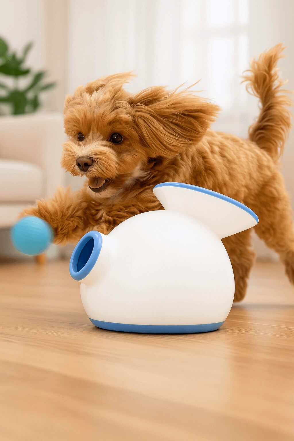 automatic interactive fetch toy for dogs