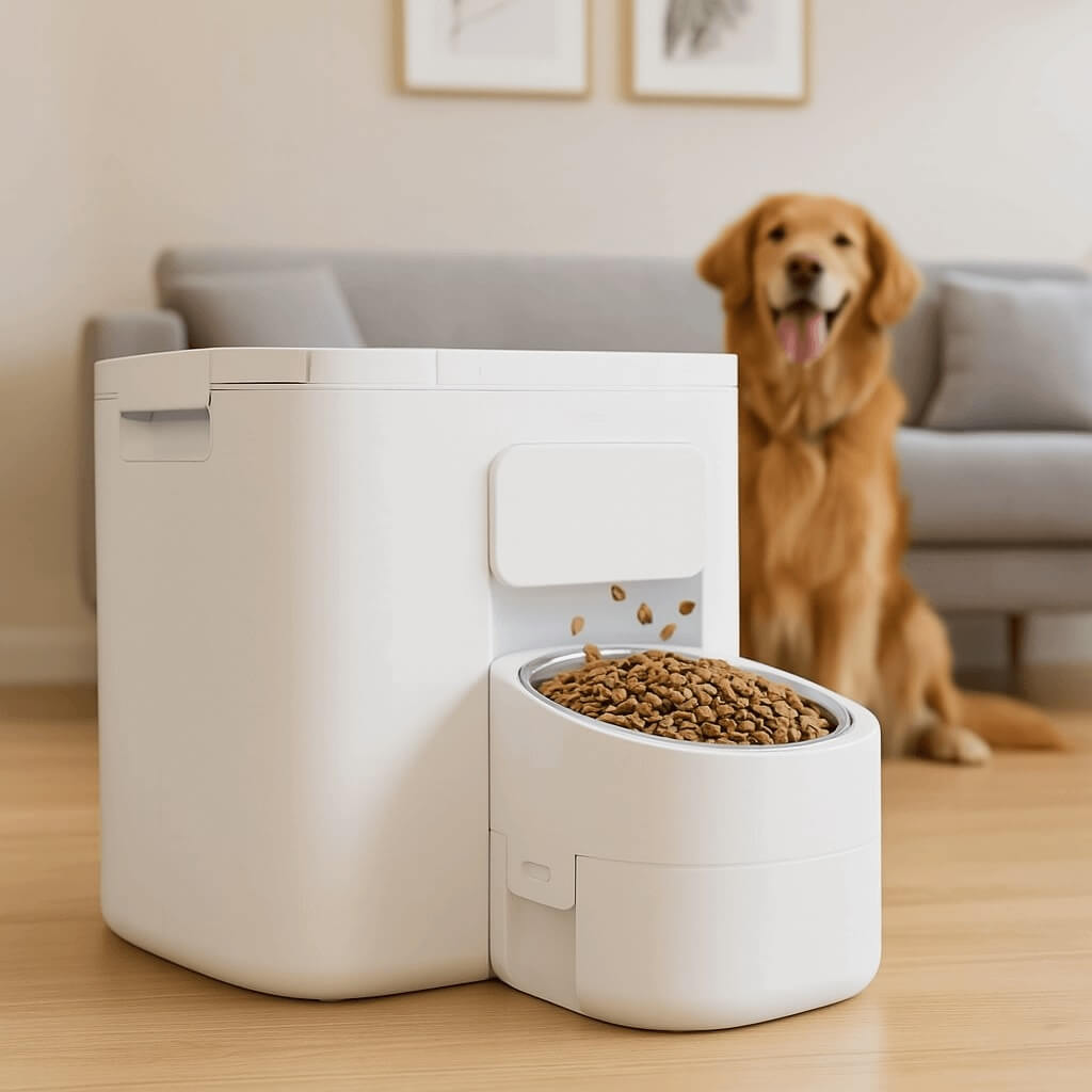 Dokoo 15L automatic dog feeder – XL capacity smart pet feeder for large dogs or multi-pet homes
