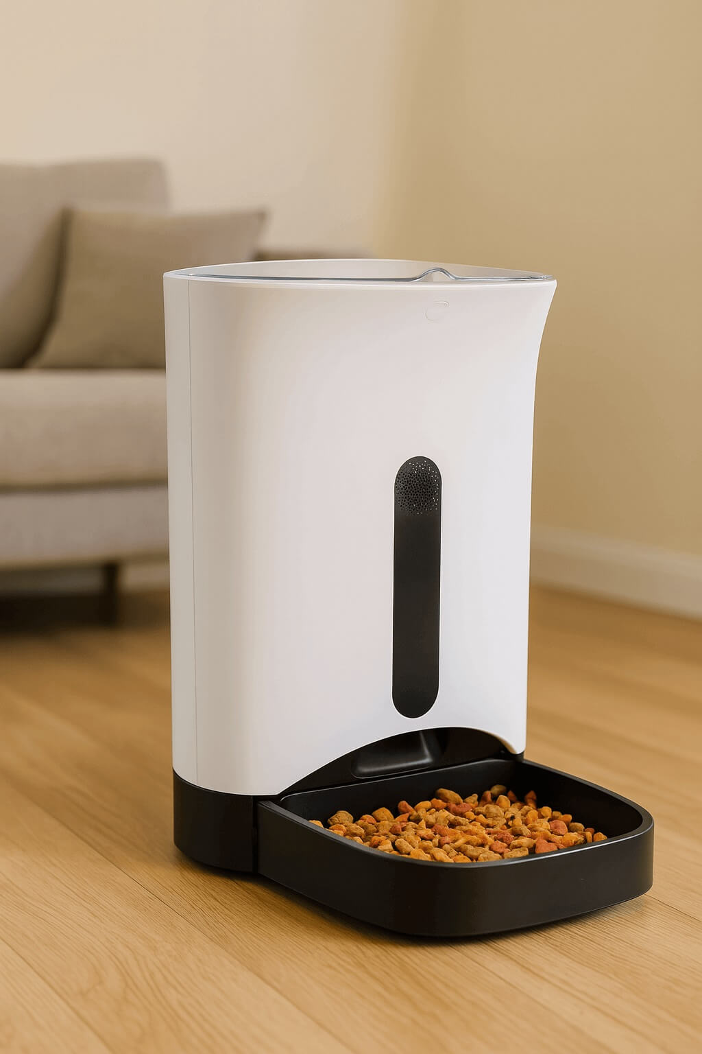 Arf Pets automatic dog feeder with LCD control and voice reminder – 18-cup capacity for scheduled feeding