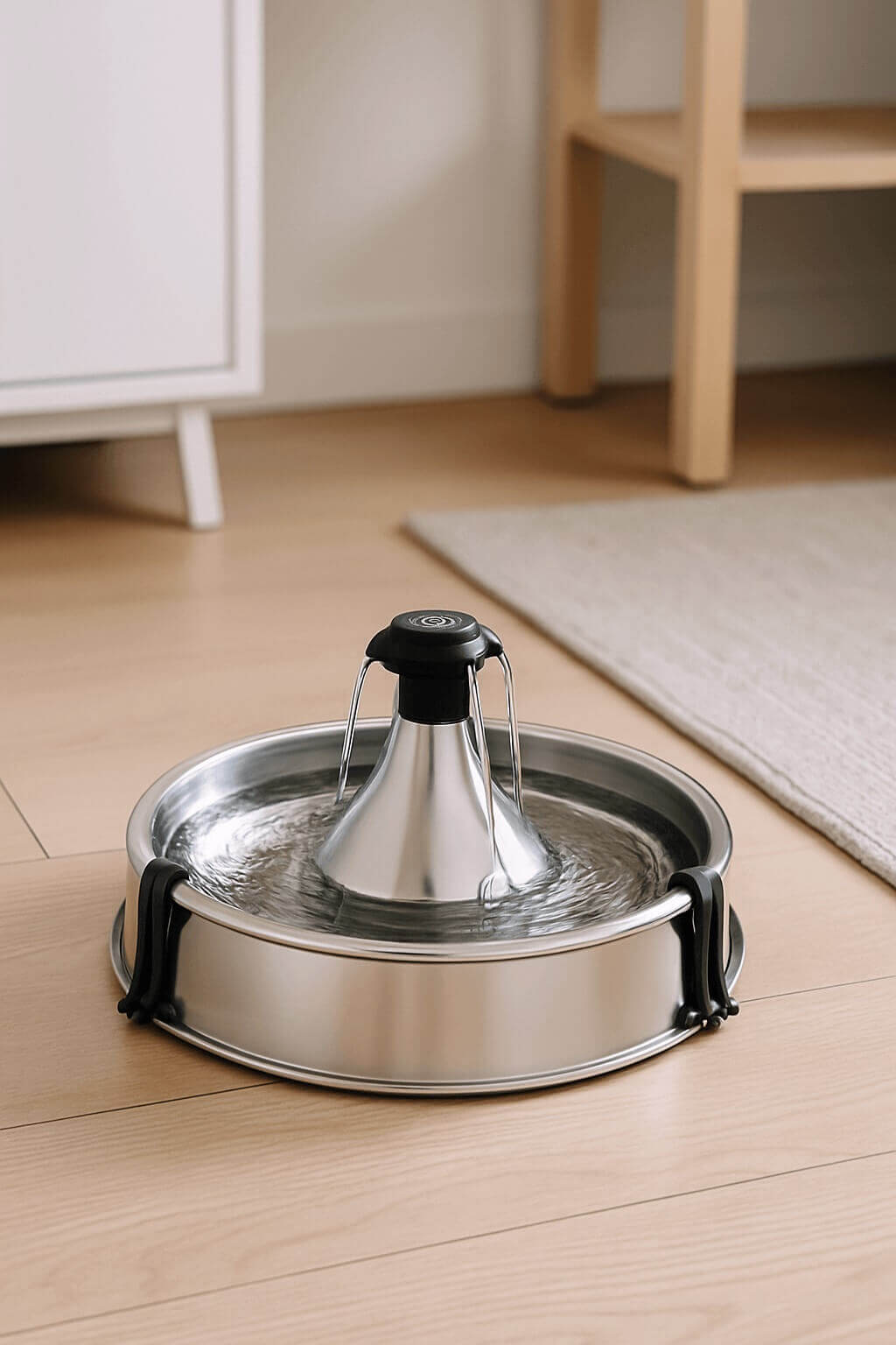 PetSafe Drinkwell stainless steel cat water fountain – hygienic design with charcoal filter and 128 oz capacity for multiple pets (2025)