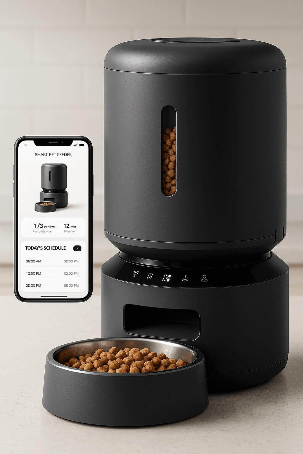 PETLIBRO 5G WiFi Automatic Dog & Cat Feeder with 5L tank, freshness lock and app control