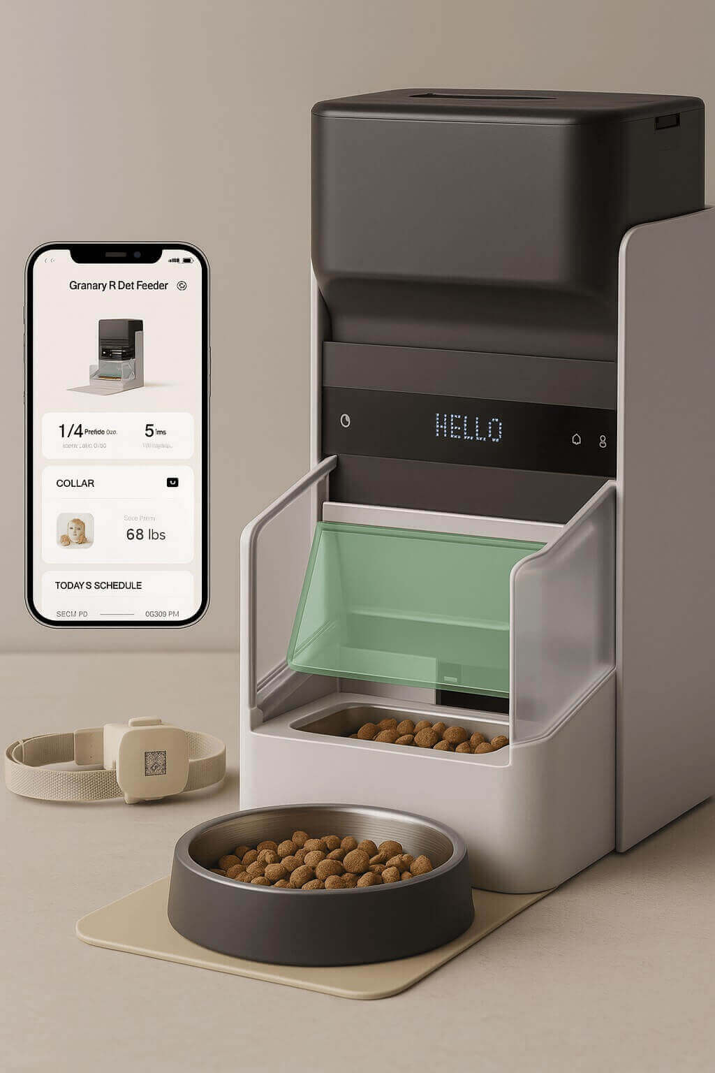 PETLIBRO WiFi Automatic Pet Feeder with 5L Capacity and Stainless Steel Bowl