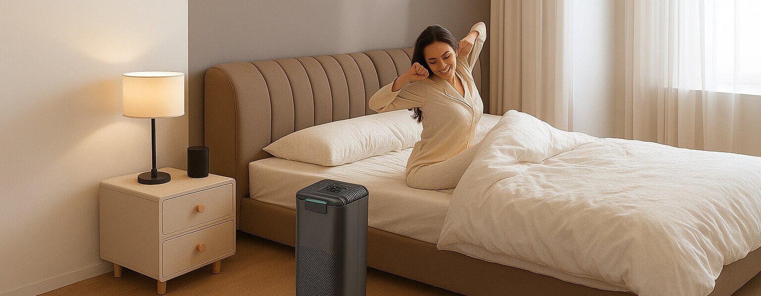WELOV Smart Air Purifier with HEPA H13 and PM2.5 Monitor – fresh air for pet-friendly homes