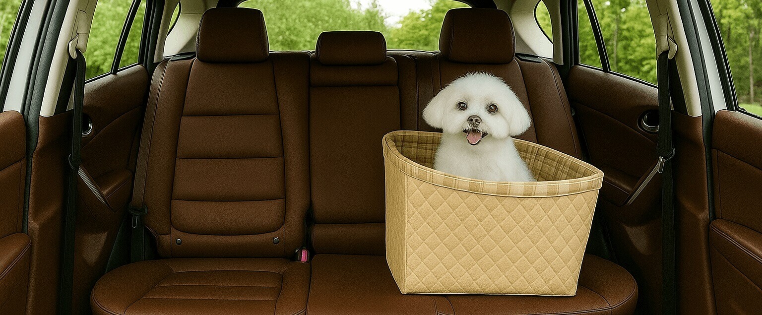 PetSafe Dog Safety Seat – secure booster seat for small and medium dogs, cozy and easy to clean