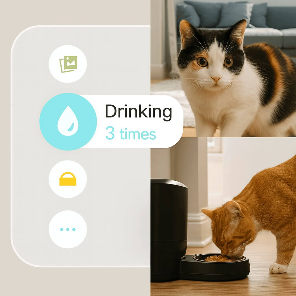 PETLIBRO Dog Camera tracking a dog with 360° smart lens and app connection