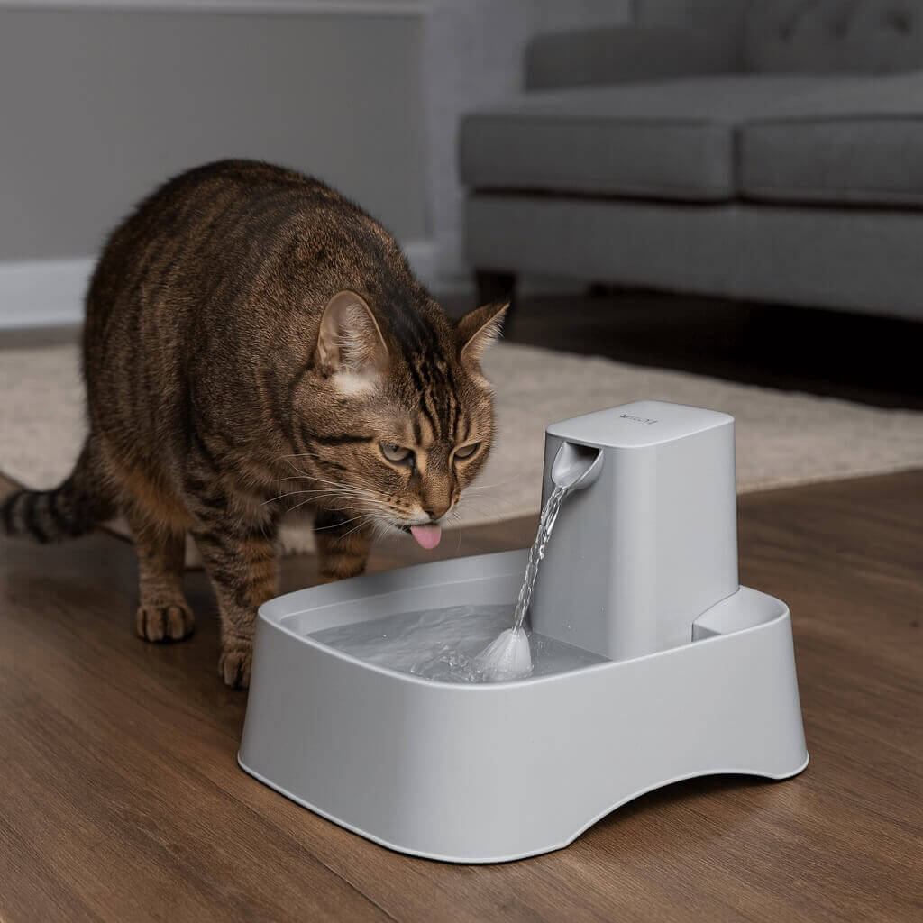 PetSafe Drinkwell 2 Gallon Pet Fountain – Adjustable flow control and large capacity for dogs and cats