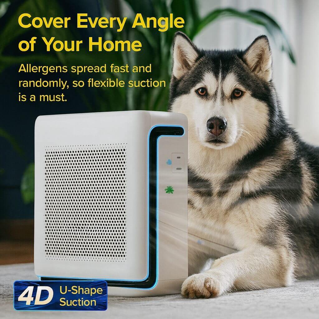 How the LEVOIT Vital 200S-P Smart Air Purifier works – HEPA, carbon filter, WiFi app and 4D suction
