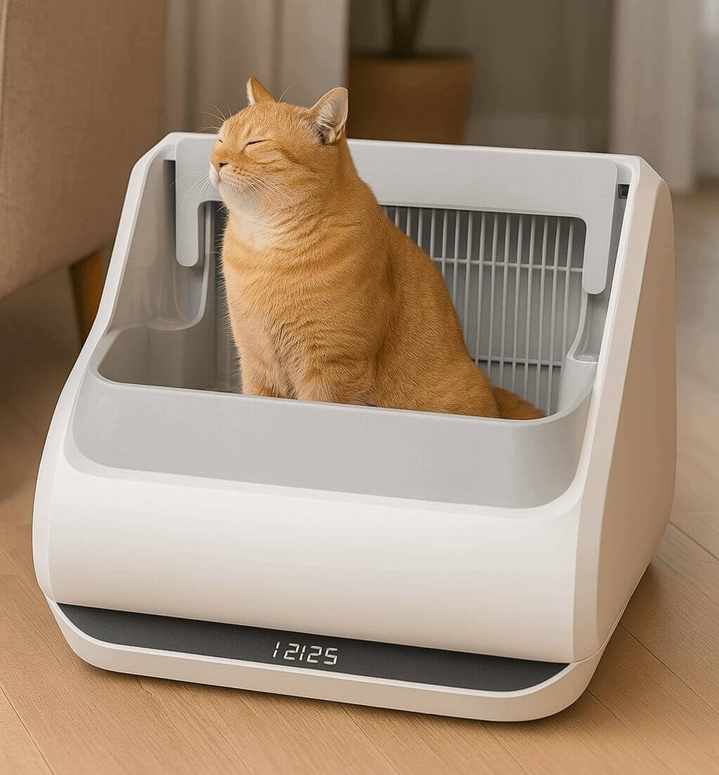 Popur X5 – Dual-decker self-cleaning litter box 2025 with odor control system