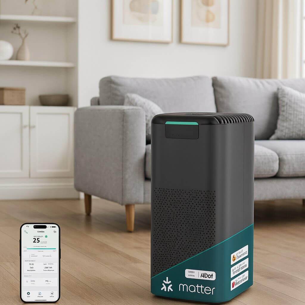 WELOV Smart Air Purifier with HEPA H13 and PM2.5 Monitor for Pet-Friendly Homes